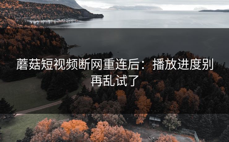 蘑菇短视频断网重连后：播放进度别再乱试了