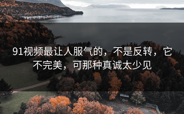 91视频最让人服气的，不是反转，它不完美，可那种真诚太少见